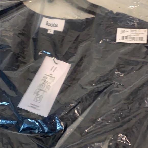 Leota PERFECT WRAP DRESS IN TONAL CHEETAH NAVY - Picture 6 of 8